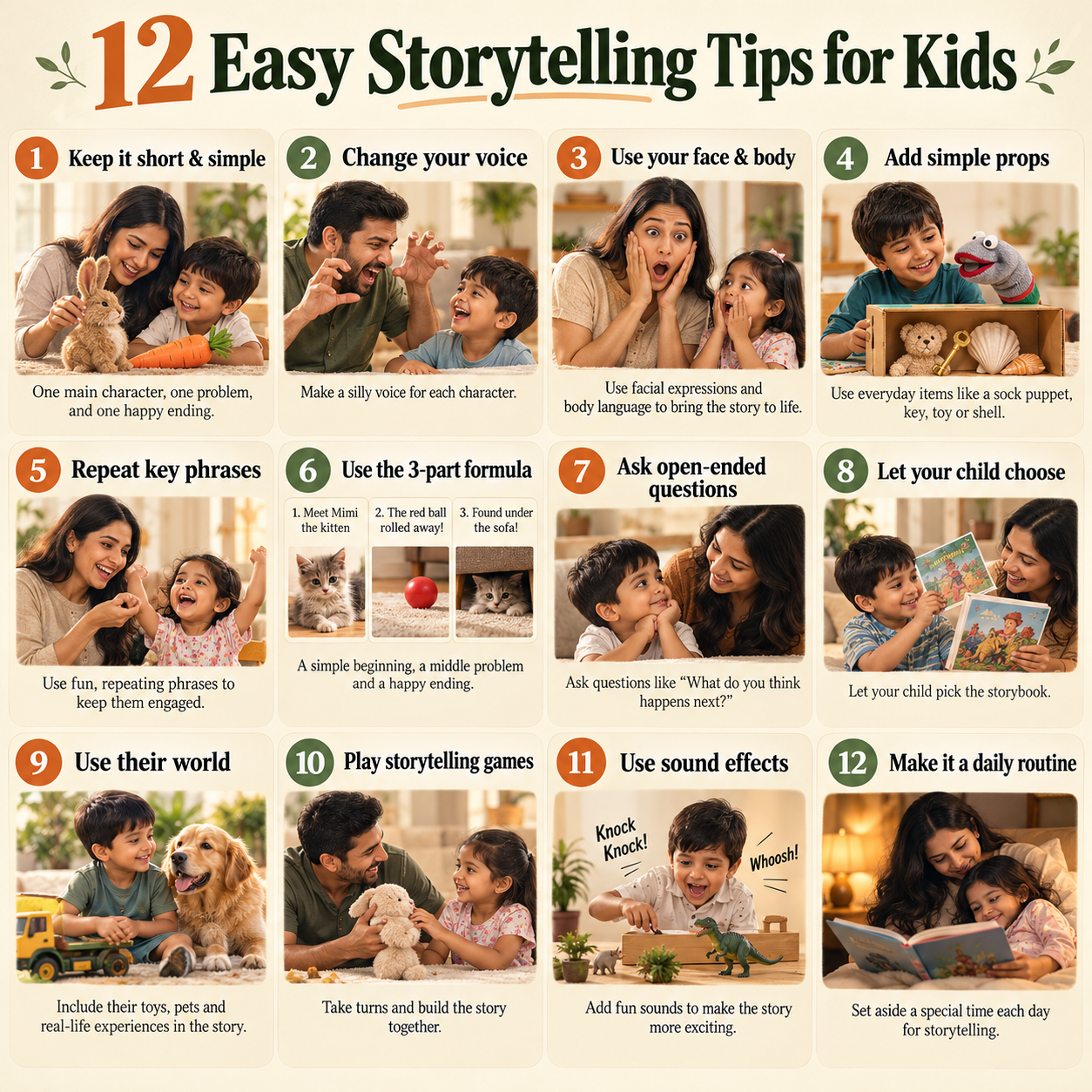 12 Easy Storytelling Tips for Kids