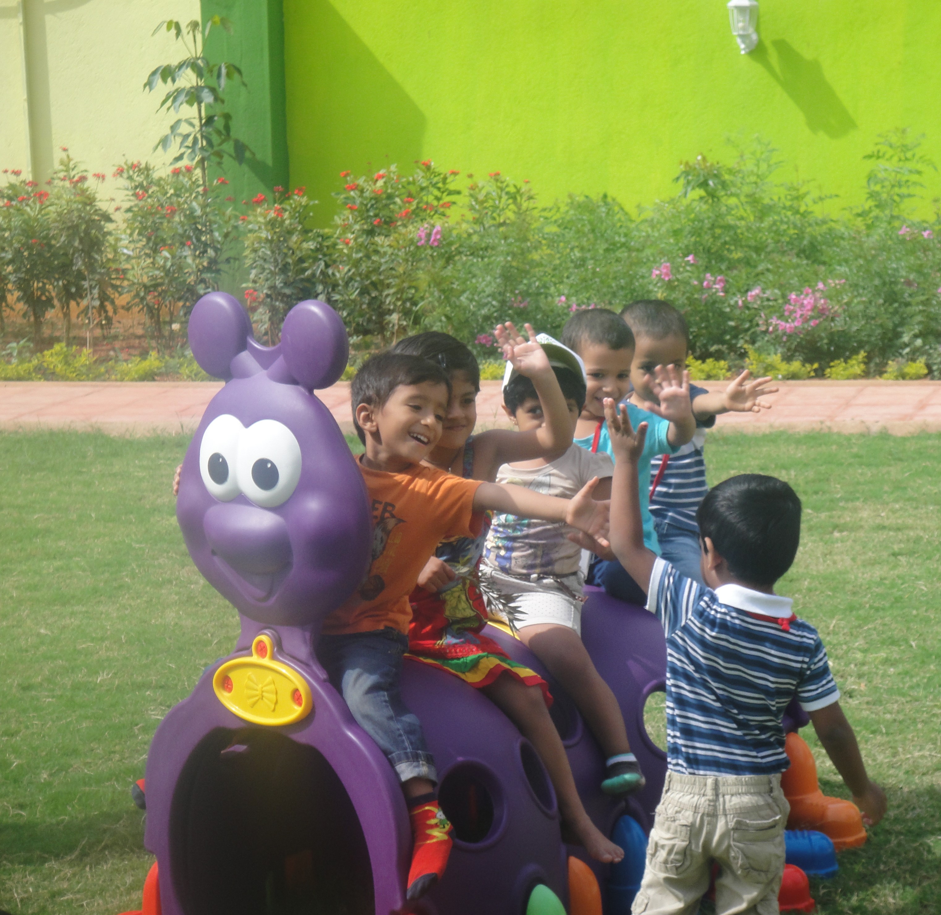 Children guided by mentors